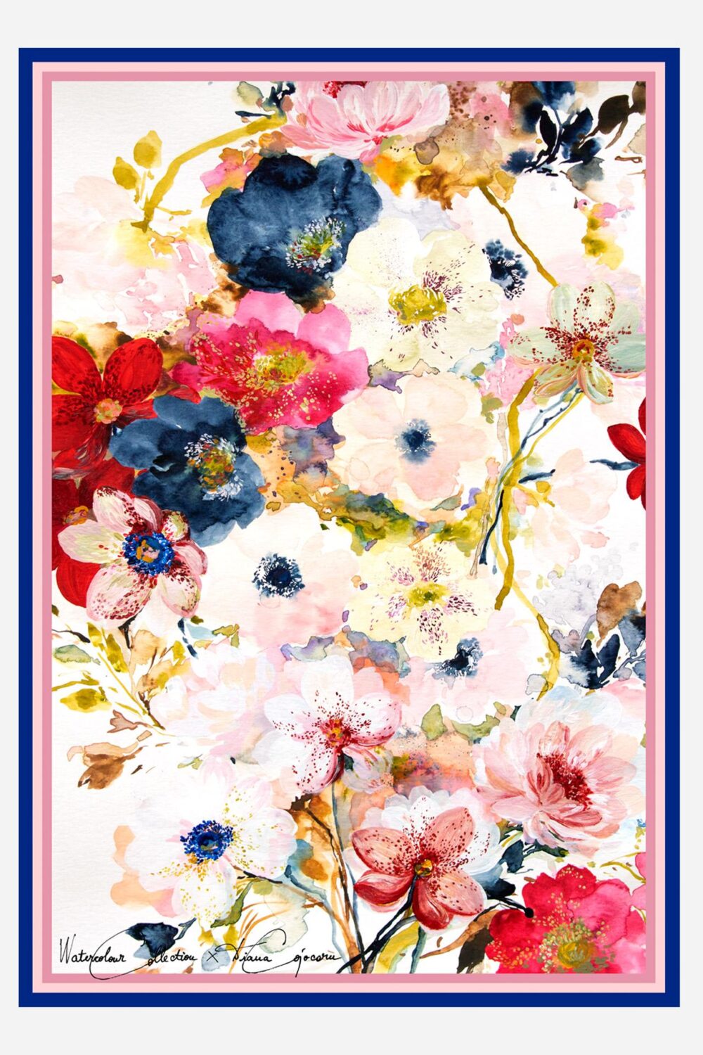 Freckled Hellebores 100 x 70 - dianacojocaru.fr